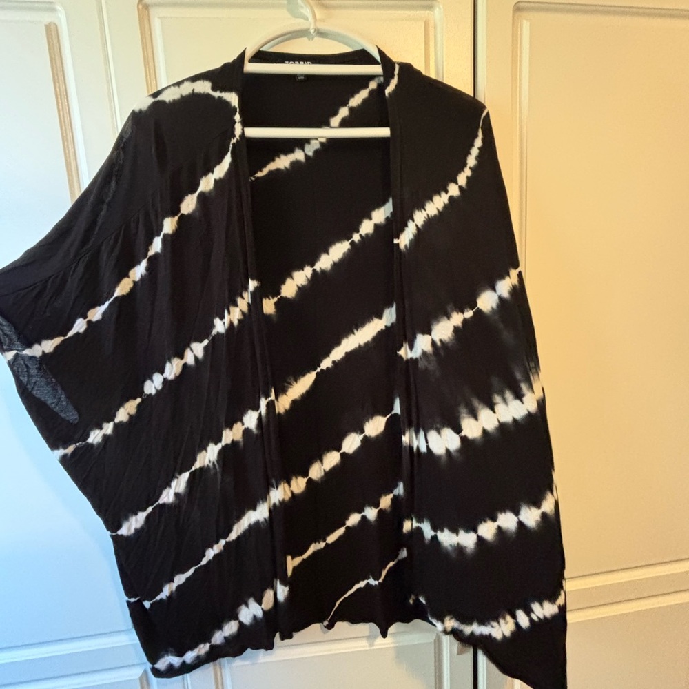 Black and White Kimono